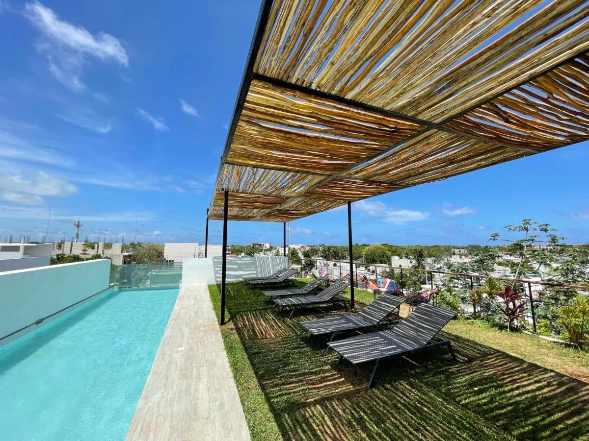 Katalox Jungle Lofts By Simply Comfort Tulum Centre Rooftop Patio & Pool Apartment Ngoại thất bức ảnh