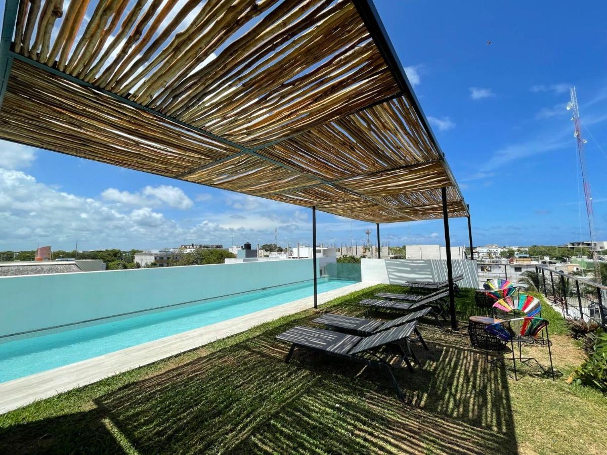 Katalox Jungle Lofts By Simply Comfort Tulum Centre Rooftop Patio & Pool Apartment Ngoại thất bức ảnh
